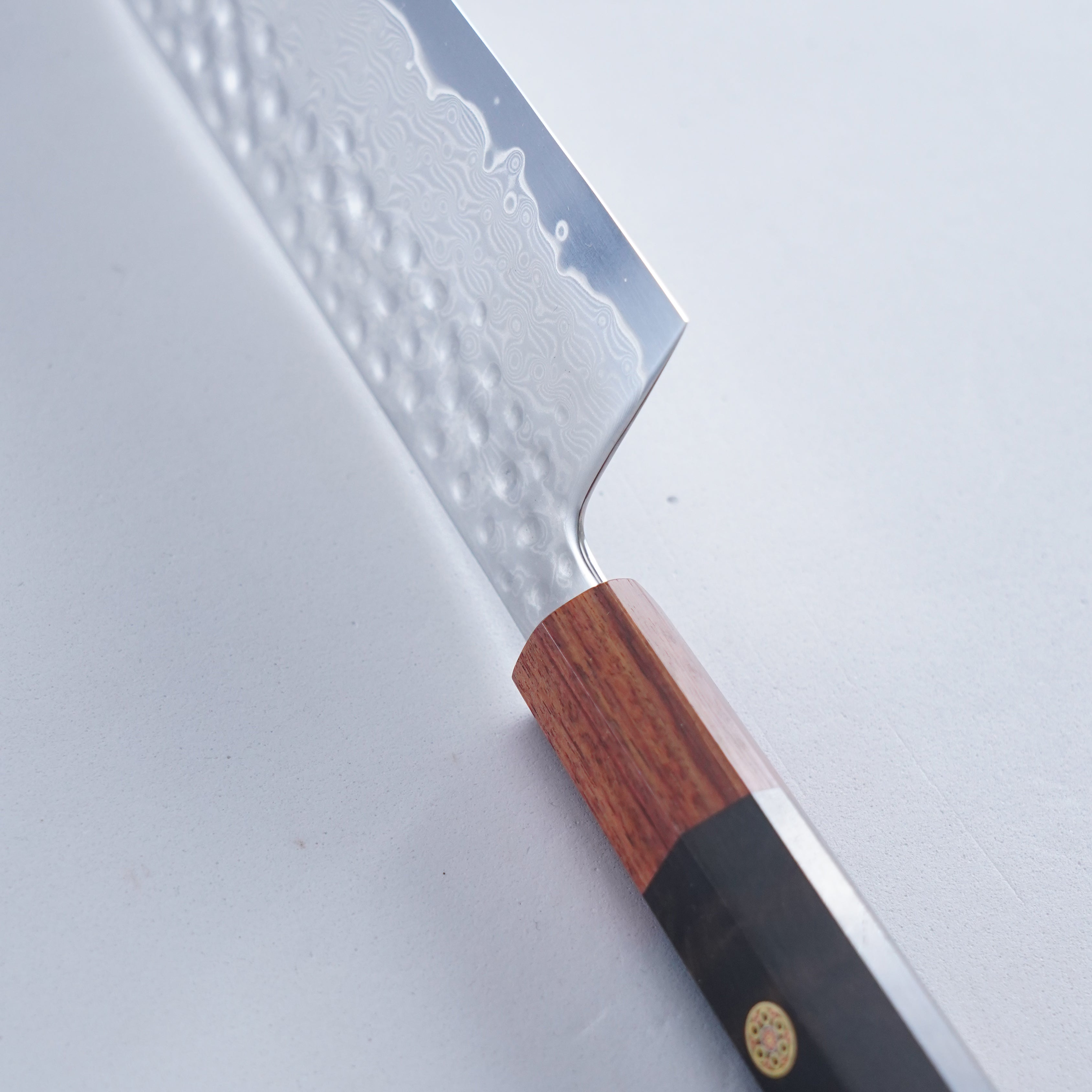 Nakiri Damascus Chef's Knife - Bunka - 18 cm Blade