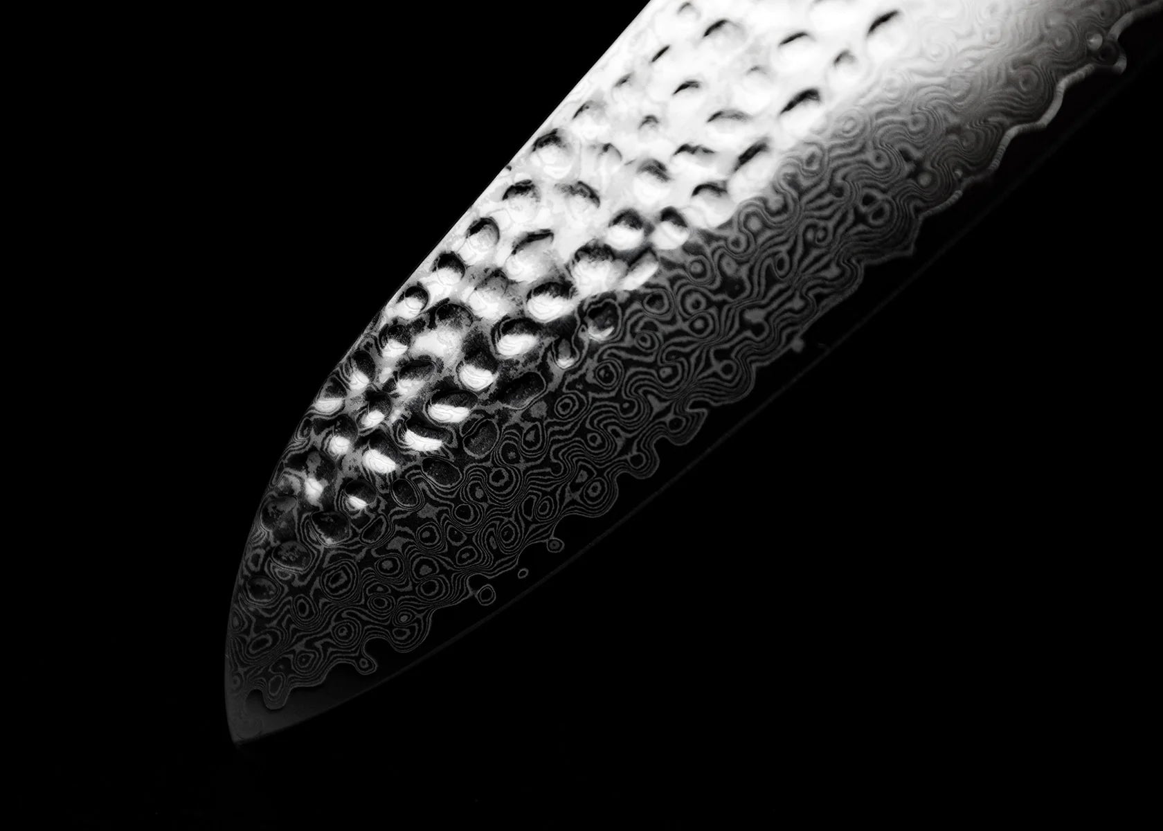 Santoku Damascus Chef's Knife - Bunka - 19 cm Blade