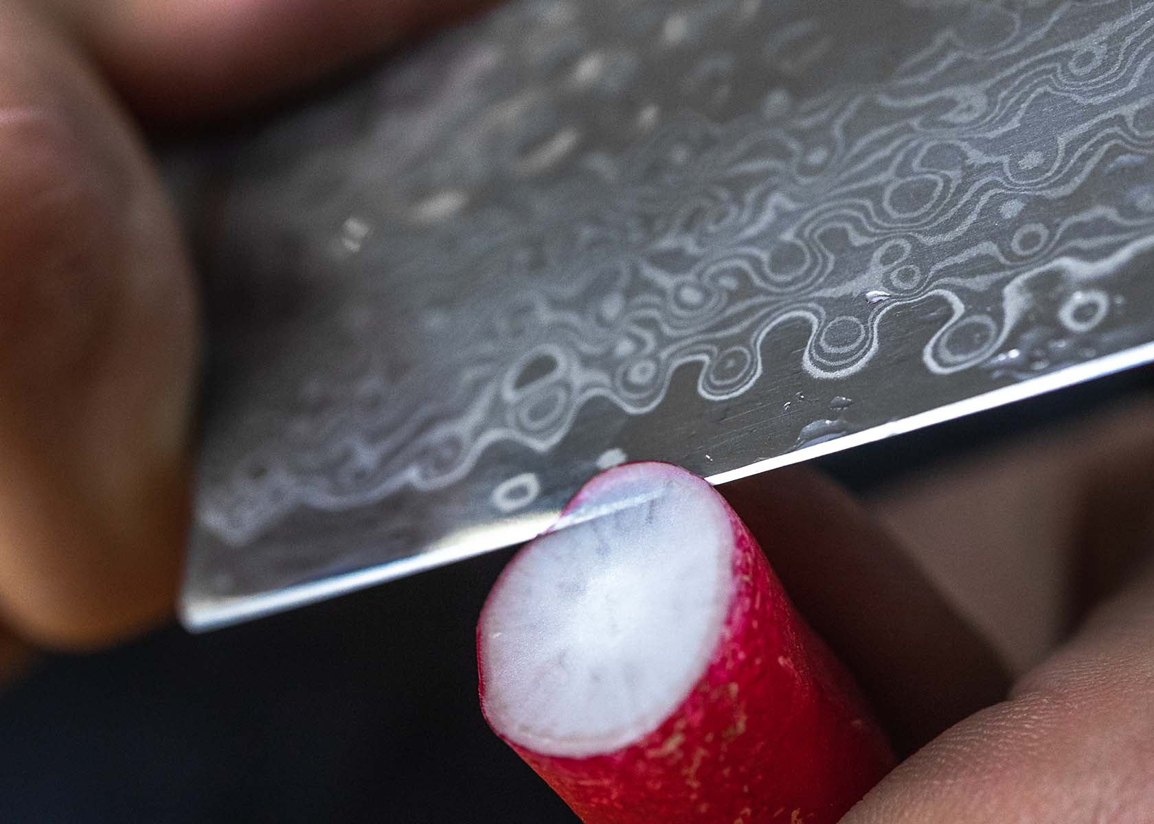 Gyuto Damascus Chef's Knife - Bunka - 21 cm Blade